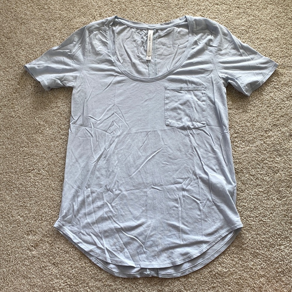 Baby blue Aritzia tee